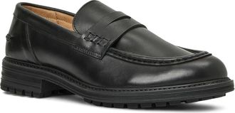 Aquatalia Ellis Penny Loafer in Black Calf at Nordstrom, Size 10.5