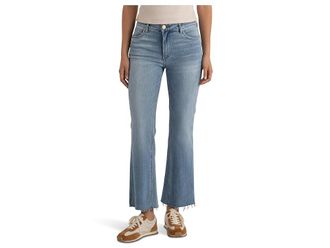 Kut from the Kloth Kelsey High-Rise Fab AB Ankle Flare-Nset Leg Womens Jeans Honest with Medium Base Wash : 12 27.5, Cotton/Denim/Elastane