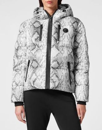 Plein Sport Jacket Women in Grey at Nordstrom, Size X-Large