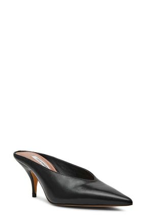 Steve Madden Fonza Mule in Black Leather at Nordstrom, Size 9.5