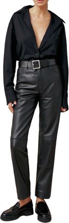 Reformation Veda Cynthia Leather Trousers Size XXS