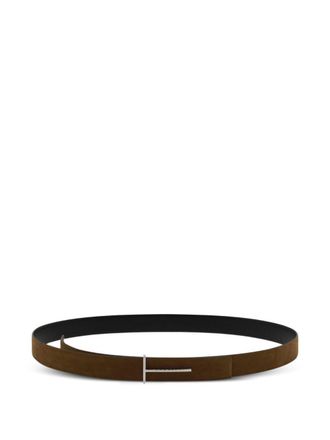 Tom Ford Mens Belt Brown Calfskin