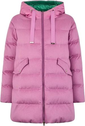 Herno Cashmere Down Jacket - female - Herno - Down Jackets - Pink - 2XS - Jackets