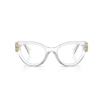 Miu Miu 0mu 01vv Transparent Acetate Cat-Eye Eyeglasses
