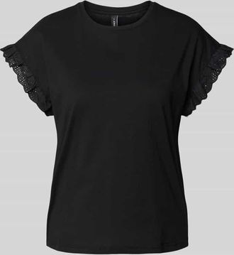 Only Regular Fit T-Shirt aus reiner Baumwolle Modell IRIS in Black, Größe XS
