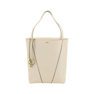 Chlo&eacute; Beige Calf Leather Bos Taurus Shoulder Womens Bag