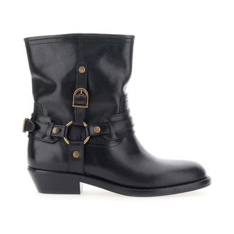 Isabel Marant Schoenen, Dames, Zwart, 37 EU, Leer, Ildred Boots