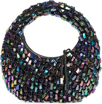 Staud Reef Beaded Bag in Black at Nordstrom