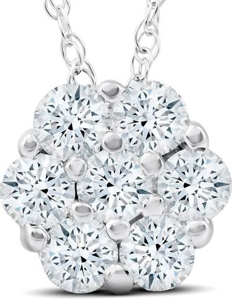 Pompeii3 1Ct Diamond Pendant 14k White Gold