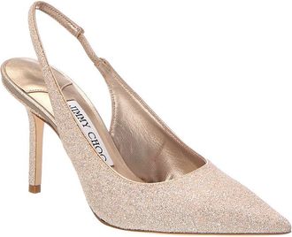 Jimmy Choo London Love 85 Leather Slingback Pump