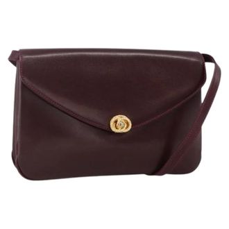 Bally Pre-owned Cross Body Bags, female, Red, Size: ONE SIZE Pre-owned Leather Shoulder Bag