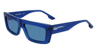 Karl Lagerfeld Unisex Blue Rectangular Sunglasses KLJ6147S56154