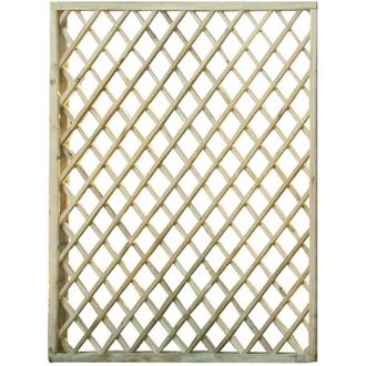 Lasa Home Lasa - Pannello grigliato da giardino in legno di pino impregnato 180H180 cm