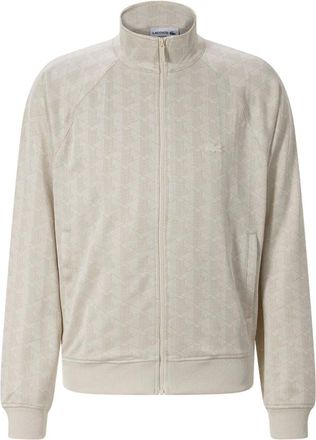 Lacoste Giacca in maglia con zip - - Sweatshirts & Hoodies - Uomo - Beige - L