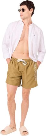 Original Penguin Heren Logo Zwemshort (Olijftak)