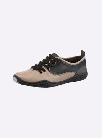 Gemini Schn&uuml;rschuh GEMINI, Damen, Gr. 37, beige (elfenbein, schwarz), Glattleder, Schuhe Schn&uuml;rschuh