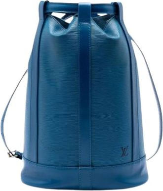 Louis Vuitton Pre-owned Backpacks, female, Blue, Size: ONE SIZE Pre-owned Randonnee PM