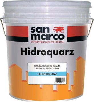 San Marco Pittura al quarzo per esterni hidroquarz bianco kg 25