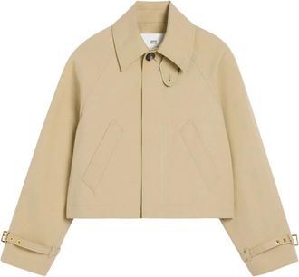 Ami Dames, Jassen, Beige, Maat: M Katoen