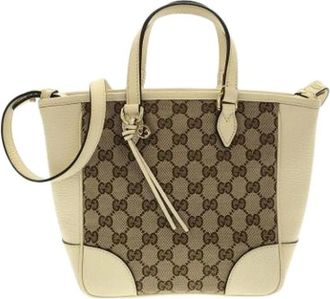 Gucci Pre-owned Handbags, female, Beige, Size: ONE SIZE Pre-owned Vintage Handbag