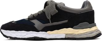 Miharayasuhiro GEORGE OG Sole Mix Material Low-top Sneaker Navy A10FW701-NAVY