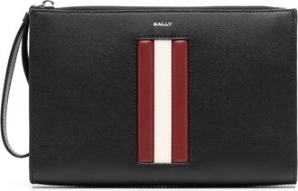 Bally Panel-detail Leather Clutch Bag