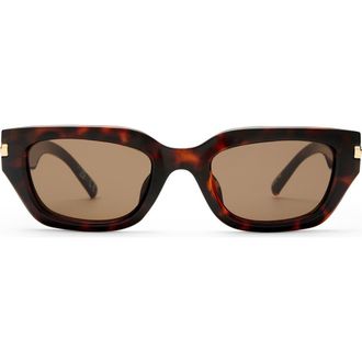 Le Specs Cubito 51mm Square Sunglasses in Tort /Brown Mono at Nordstrom