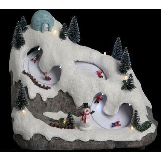 F&eacute;&eacute;ric Lights & Christmas F&eacute;&eacute;ric Lights And Christmas - Slitta e igloo del villaggio di Natale con musica 12 led + trasformatore - Feeric lights & christmas