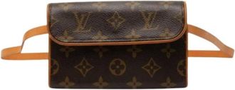 Louis Vuitton Pre-owned Belt Bags, female, Brown, Size: ONE SIZE Pre-owned Pochette Florentine Monogram Waist Bag