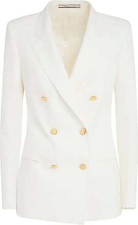 Tagliatore J-Parigi blazer met dubbele rij knopen - Beige