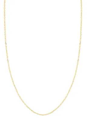 Bony Levy 14K Gold Thin Chain Necklace in 14Ky at Nordstrom, Size 18