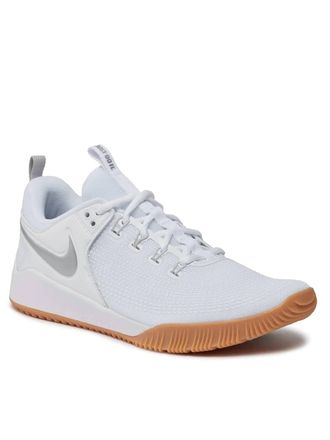 Nike Womens Air Zoom Hyperace 2 Se Volleyball Shoes In White/silver