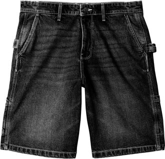 Quiksilver Mercury Denim Carpenter Shorts in Black at Nordstrom, Size 38