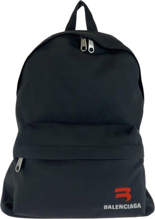 Balenciaga Black Nylon Backpack (Pre-Owned)