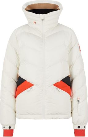 HUGO BOSS Womens Apres Solid Patterned Zipped Pocket Ski Jacket in Black - Size 16 UK