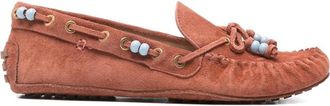 Farm Rio Tassel Suede Moccasin - Dames - Bootschoenen - Bruin - 37 EU - Su&egrave;de - Schoenen
