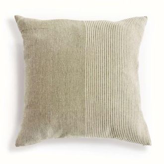 Napa Home & Garden Otis Pinstripe Pillow 24 in Beige at Nordstrom, Size 24X24