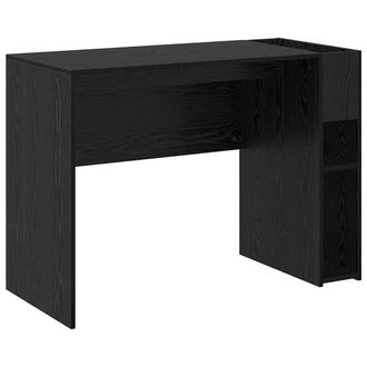 vidaXL Escritorio Roble Negro 109 X 50 X 78 Cm Madera De Ingenier&iacute;a Vidaxl