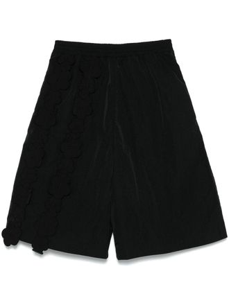 Cecilie Bahnsen Angel shorts met bloemenprint - Zwart