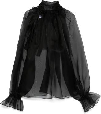 Atu Body Couture Top met hoge hals - Zwart