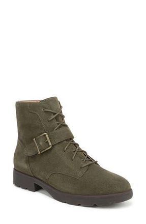 Vionic Catina Lace-Up Bootie in Dark Olive at Nordstrom Rack, Size 12