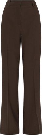 Golden Goose High-Waisted Straight Leg Wool Trousers