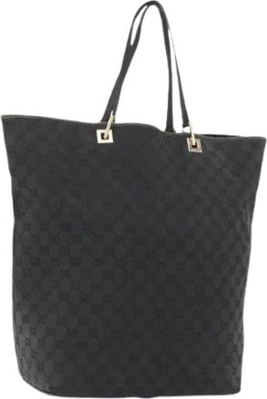 Gucci Pre-owned Tote Bags, female, Black, Size: ONE SIZE Pre-owned Vintage Tote Bag