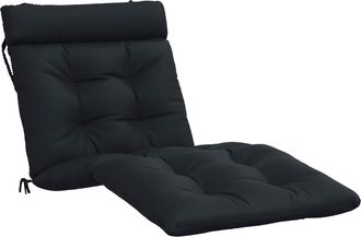 vidaXL Coj&iacute;n De Tumbona Vianen 100% Poli&eacute;ster Azul Oscuro Vidaxl