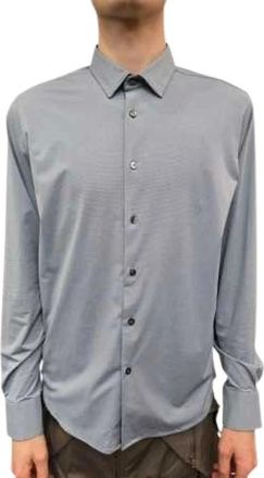 Roberto Ricci Design Rrd, Overhemden, Heren, Blauw, L, Oxford Jacquard Open Shirt