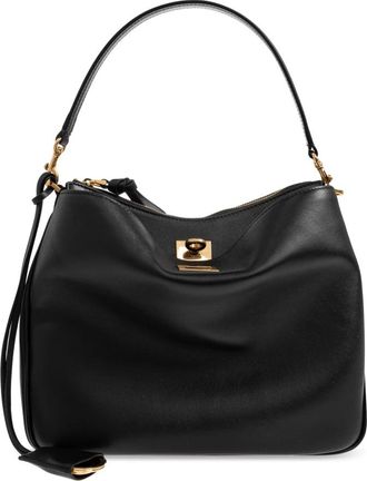 Balenciaga Rodeo Small Hobo Schoudertas - Dames - Schoudertassen - Zwart - ONE Size - Leer - Tassen