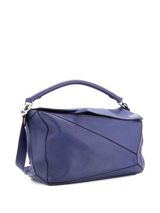 Loewe Puzzle Bag Leather Large satchel - Blauw