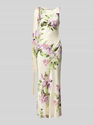 Forever New Maxikleid aus Satin mit Schal Modell Ariane in Gruen, Gr&ouml;&szlig;e 32