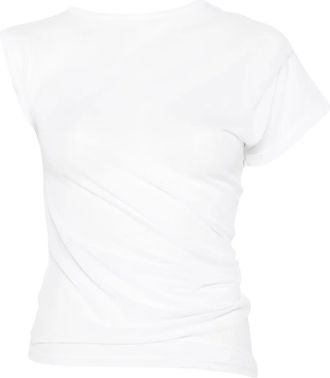Pinko T-shirt semi trasparente - Bianco