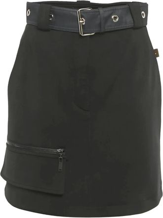 Louis Vuitton Minigonna con cintura - Nero